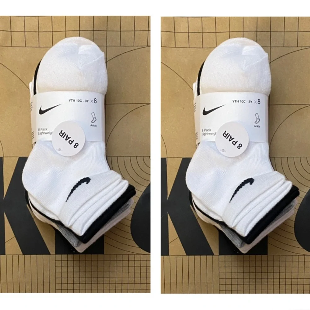 Nike Ankle Socks Kids XS 16 Pairs